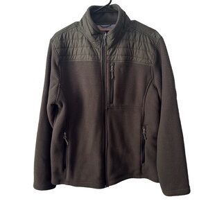 Free Country Grid Fleece Green Coat medium